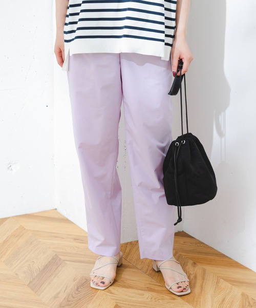 F by ROSSO(エフバイロッソ)の「F by ROSSO 撥水ストレッチペグトップパンツ(その他パンツ・レディース・ライトグレー/ラベンダー/ネイビー・36/38)」の3枚目の写真
