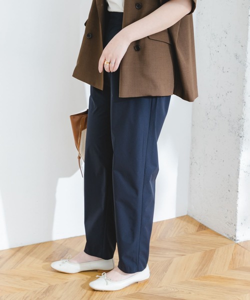 F by ROSSO(エフバイロッソ)の「F by ROSSO 撥水ストレッチペグトップパンツ(その他パンツ・レディース・ライトグレー/ラベンダー/ネイビー・36/38)」の12枚目の写真