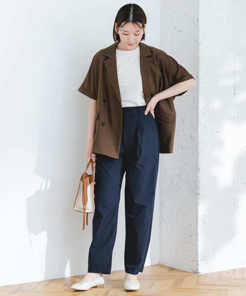 F by ROSSO(エフバイロッソ)の「F by ROSSO 撥水ストレッチペグトップパンツ(その他パンツ・レディース・ライトグレー/ラベンダー/ネイビー・36/38)」の13枚目の写真