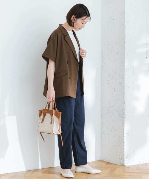 F by ROSSO(エフバイロッソ)の「F by ROSSO 撥水ストレッチペグトップパンツ(その他パンツ・レディース・ライトグレー/ラベンダー/ネイビー・36/38)」の14枚目の写真