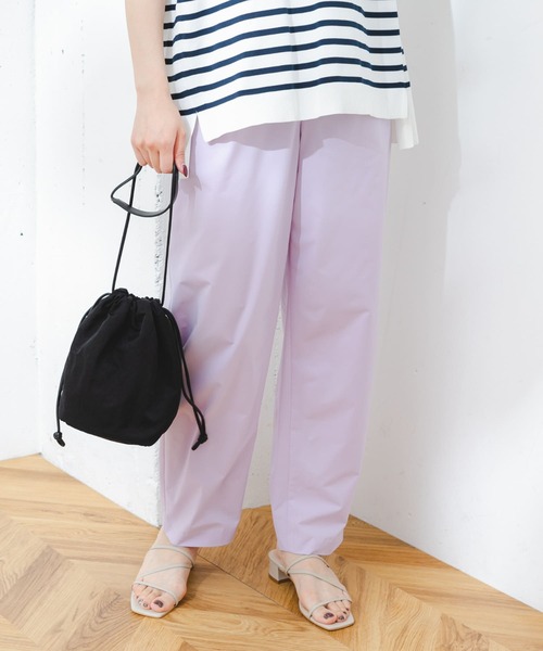 F by ROSSO(エフバイロッソ)の「F by ROSSO 撥水ストレッチペグトップパンツ(その他パンツ・レディース・ライトグレー/ラベンダー/ネイビー・36/38)」の15枚目の写真