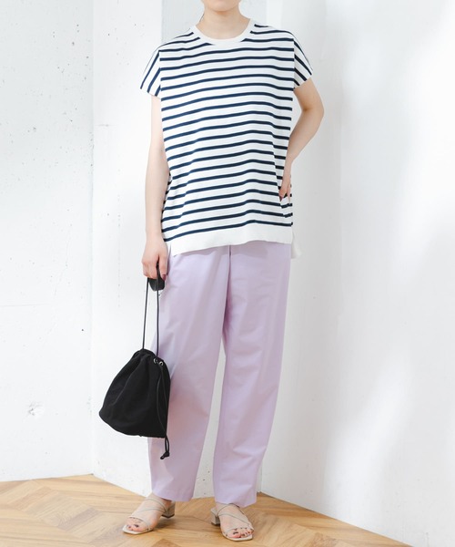 F by ROSSO(エフバイロッソ)の「F by ROSSO 撥水ストレッチペグトップパンツ(その他パンツ・レディース・ライトグレー/ラベンダー/ネイビー・36/38)」の17枚目の写真