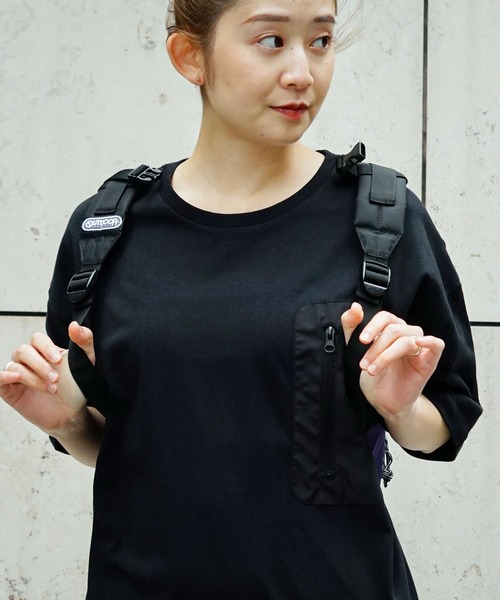 OUTDOOR PRODUCTS(アウトドアプロダクツ)の「【OUTDOOR PRODUCTS/アウトドアプロダクツ】452W X-SMALL ナイロンデイパック 10.4L コーデュラナイロン仕様(バックパック/リュック・メンズ・グリーン/ライトグレー/ブラック/レッド/ピンク/オレンジ/ネイビー/パープル/ワイン/エメラルド/サックスブルー・FREE)」の16枚目の写真