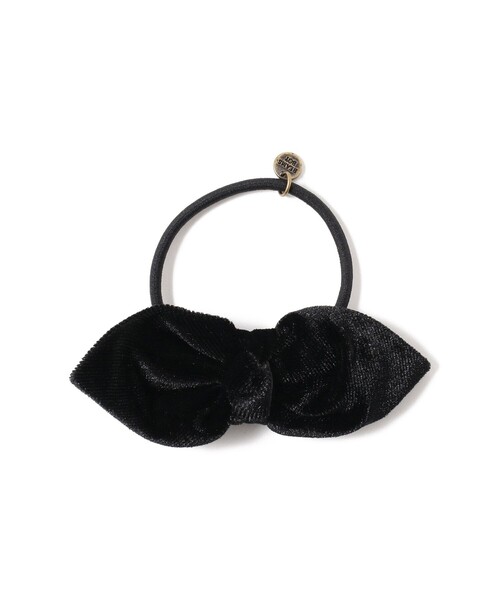 BEAMS BOY（ビームスボーイ）の「BEAMS BOY / ベロア リボン ヘアゴム（ヘアゴム・レディース・レッド系その他7/ブラック/グレー/ネイビー・ONE SIZE）」の2枚目の写真