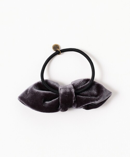 BEAMS BOY（ビームスボーイ）の「BEAMS BOY / ベロア リボン ヘアゴム（ヘアゴム・レディース・レッド系その他7/ブラック/グレー/ネイビー・ONE SIZE）」の5枚目の写真