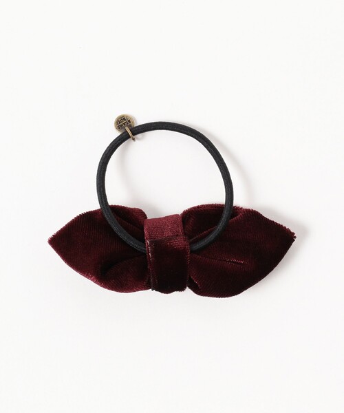 BEAMS BOY（ビームスボーイ）の「BEAMS BOY / ベロア リボン ヘアゴム（ヘアゴム・レディース・レッド系その他7/ブラック/グレー/ネイビー・ONE SIZE）」の9枚目の写真