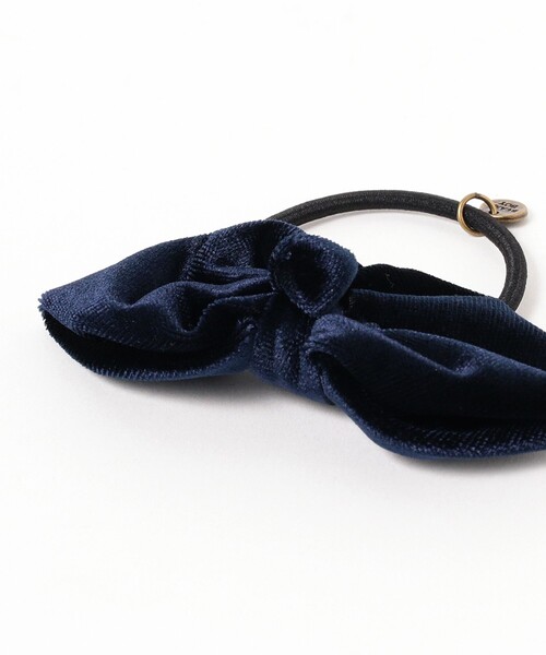 BEAMS BOY（ビームスボーイ）の「BEAMS BOY / ベロア リボン ヘアゴム（ヘアゴム・レディース・レッド系その他7/ブラック/グレー/ネイビー・ONE SIZE）」の12枚目の写真