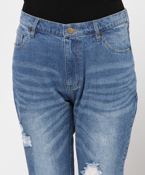 Chico(チコ)の「BYダメージデニムPT(その他パンツ・レディース・ブルー・MEDIUM/SMALL)」の11枚目の写真