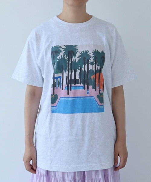 yuni プリントTシャツ 楽ギフ_のし宛書】 yuni（ユニ ）の「○Holiday プリント T