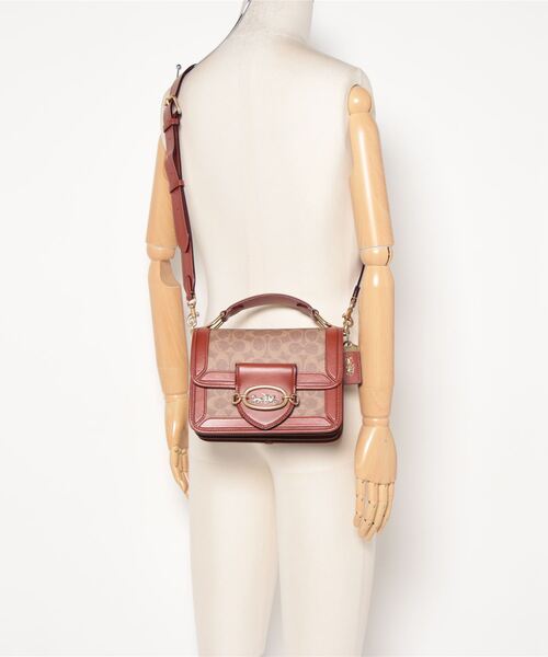 【美品】 COACH コーチ ショルダーバッグ シグネチャー ピンク キャンバス COACH コーチ シグネチャーワンショルダーバッグ バッグ