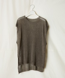 トップス suzuki takayuki knitted vest linen トップス suzuki takayuki knitted vest linen トップス suzuki