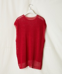 トップス suzuki takayuki knitted vest linen suzuki takayuki] knitted vest (S251-18)☆ | CAF