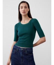 BANANA REPUBLIC FACTORY STORE　　リブエルボースリーブTシャツ