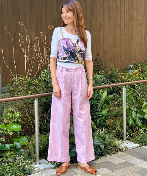 BANANA REPUBLIC FACTORY STORE(バナナリパブリック ファクトリーストア)の「BANANA REPUBLIC FACTORY STORE リブエルボースリーブTシャツ(Tシャツ/カットソー・レディース・ホワイト/ブラック/ブラウン/カーキ/ワイン/キャメル/グレー/ライラック/ネイビー/その他1/その他/ボルドー/ブルー/グリーン/コーラル/ブルー系その他/ブルー系その他2・XS/S/M/L)」の18枚目の写真