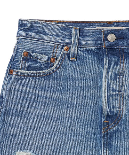 【関税込み】Levi's ミディアムスカート セール】Levi's/リーバイス ハイライズ Aラインスカート