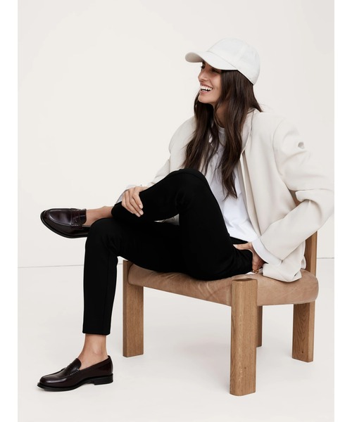 Banana Republic（バナナリパブリック）の「Isola スキニー ポンチパンツ（その他パンツ・レディース・ブラック/ネイビー・M/S/L/XS）」の15枚目の写真