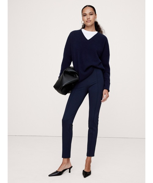 Banana Republic（バナナリパブリック）の「Isola スキニー ポンチパンツ（その他パンツ・レディース・ブラック/ネイビー・M/S/L/XS）」の14枚目の写真