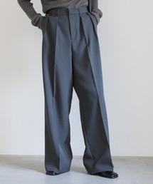 select MOCA | クラシックセンタープレスワイドストレートスラックス(スラックス)