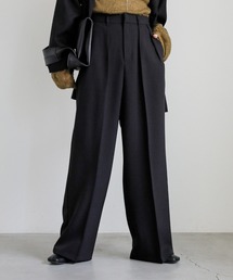 select MOCA | クラシックセンタープレスワイドストレートスラックス(スラックス)