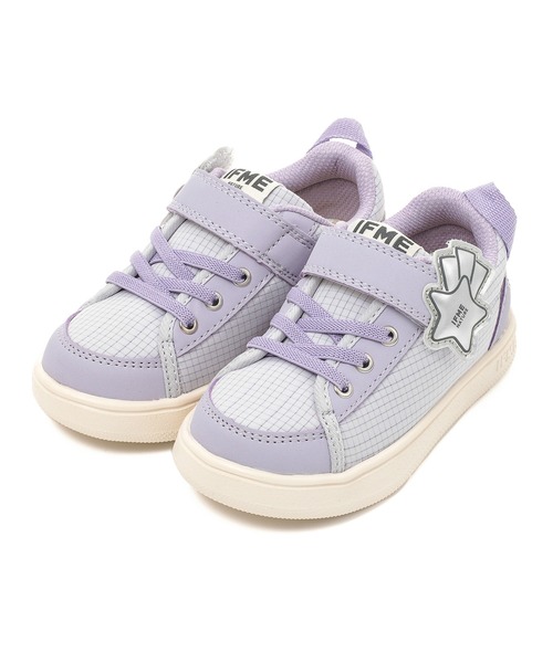 IFME（イフミー）の「KIDS｜ifme nature スターモチーフスニーカー（スニーカー・キッズ・オレンジ/ベージュ/ブルー/ホワイト/グレー/パープル・19.5cm/17.5cm/21.0cm/20.5cm/16.5cm/18.0cm/15.5cm/17.0cm/20.0cm/19.0cm/15.0cm/16.0cm/18.5cm）」の5枚目の写真