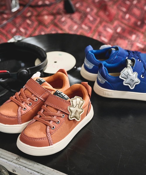 IFME（イフミー）の「KIDS｜ifme nature スターモチーフスニーカー（スニーカー・キッズ・オレンジ/ベージュ/ブルー/ホワイト/グレー/パープル・19.5cm/17.5cm/21.0cm/20.5cm/16.5cm/18.0cm/15.5cm/17.0cm/20.0cm/19.0cm/15.0cm/16.0cm/18.5cm）」の7枚目の写真