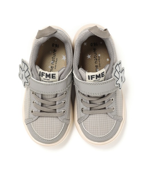 IFME（イフミー）の「KIDS｜ifme nature スターモチーフスニーカー（スニーカー・キッズ・オレンジ/ベージュ/ブルー/ホワイト/グレー/パープル・19.5cm/17.5cm/21.0cm/20.5cm/16.5cm/18.0cm/15.5cm/17.0cm/20.0cm/19.0cm/15.0cm/16.0cm/18.5cm）」の12枚目の写真