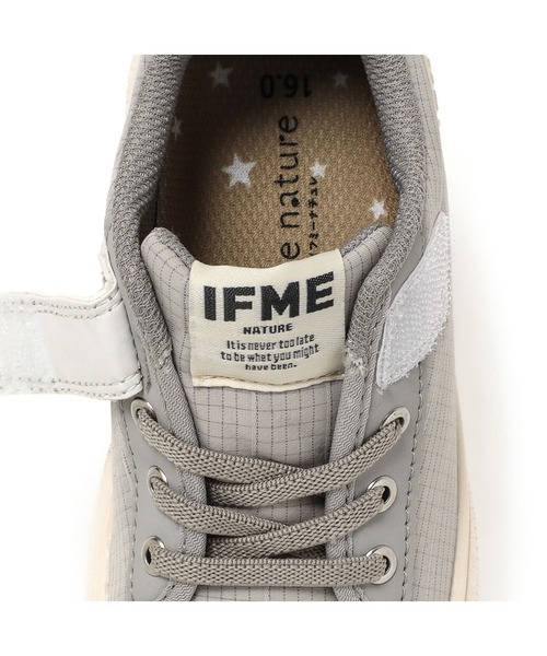 IFME（イフミー）の「KIDS｜ifme nature スターモチーフスニーカー（スニーカー・キッズ・オレンジ/ベージュ/ブルー/ホワイト/グレー/パープル・19.5cm/17.5cm/21.0cm/20.5cm/16.5cm/18.0cm/15.5cm/17.0cm/20.0cm/19.0cm/15.0cm/16.0cm/18.5cm）」の13枚目の写真
