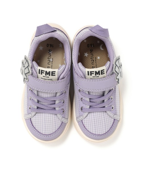 IFME（イフミー）の「KIDS｜ifme nature スターモチーフスニーカー（スニーカー・キッズ・オレンジ/ベージュ/ブルー/ホワイト/グレー/パープル・19.5cm/17.5cm/21.0cm/20.5cm/16.5cm/18.0cm/15.5cm/17.0cm/20.0cm/19.0cm/15.0cm/16.0cm/18.5cm）」の20枚目の写真