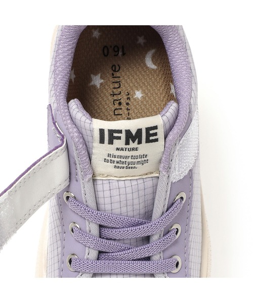 IFME（イフミー）の「KIDS｜ifme nature スターモチーフスニーカー（スニーカー・キッズ・オレンジ/ベージュ/ブルー/ホワイト/グレー/パープル・19.5cm/17.5cm/21.0cm/20.5cm/16.5cm/18.0cm/15.5cm/17.0cm/20.0cm/19.0cm/15.0cm/16.0cm/18.5cm）」の21枚目の写真