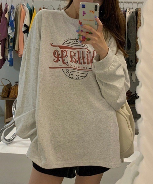 wears(ウェアーズ)の「フロントロゴビッグシルエットトレーナー(Tシャツ/カットソー・レディース・イエロー/チャコールグレー/ライトグレー・FREE)」の14枚目の写真