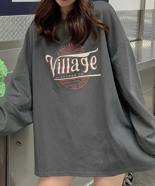 wears(ウェアーズ)の「フロントロゴビッグシルエットトレーナー(Tシャツ/カットソー・レディース・イエロー/チャコールグレー/ライトグレー・FREE)」の8枚目の写真
