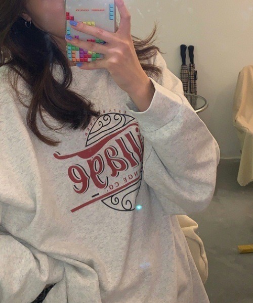 wears(ウェアーズ)の「フロントロゴビッグシルエットトレーナー(Tシャツ/カットソー・レディース・イエロー/チャコールグレー/ライトグレー・FREE)」の12枚目の写真