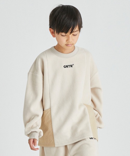 GENERATOR（ジェネレーター）の「ジェネレーター MILIS フリースポケットプルオーバー（その他トップス・キッズ・カーキ/ホワイト系その他2/ブラック・XL/L/M）」の2枚目の写真