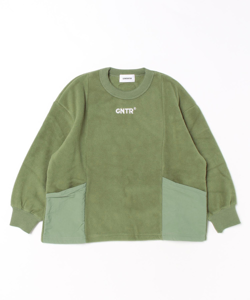 GENERATOR（ジェネレーター）の「ジェネレーター MILIS フリースポケットプルオーバー（その他トップス・キッズ・カーキ/ホワイト系その他2/ブラック・XL/L/M）」の11枚目の写真