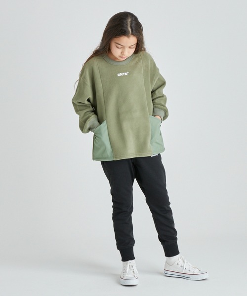 GENERATOR（ジェネレーター）の「ジェネレーター MILIS フリースポケットプルオーバー（その他トップス・キッズ・カーキ/ホワイト系その他2/ブラック・XL/L/M）」の7枚目の写真