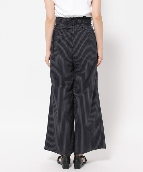 mysty woman（ミスティウーマン）の「ナローベルトワイドタックパンツ 977529（その他パンツ・レディース・ブルー系その他/ダークベージュ/オレンジ・FREE）」の9枚目の写真