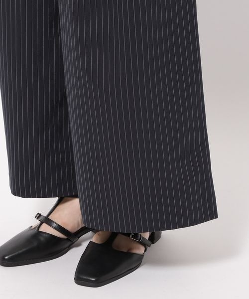 mysty woman（ミスティウーマン）の「ナローベルトワイドタックパンツ 977529（その他パンツ・レディース・ブルー系その他/ダークベージュ/オレンジ・FREE）」の12枚目の写真