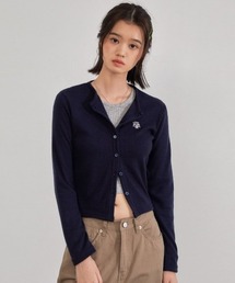 A'GEM/9 × .kom『muah muah/ムーアムーア』 ANGORA SLIM FIT CARDIGAN/アンゴラ スリフィット カーディガン