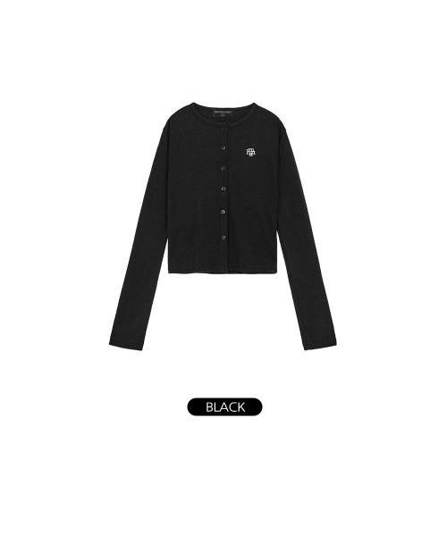 muahmuah（ムーアムーア）の「A'GEM/9 × .kom『muah muah/ムーアムーア』 ANGORA SLIM FIT CARDIGAN/アンゴラ スリフィット カーディガン（カーディガン/ボレロ・レディース・アイボリー/ネイビー/ライトブルー/ブラック・FREE）」の20枚目の写真