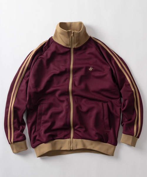 BEVERLY HILLS POLO CLUB（ビバリーヒルズポロクラブ）の「【71】【BEVERLY HILLS POLO CLUB/ビバリーヒルズポロクラブ】ブランドアイコン ワンポイントロゴ刺繍 サイドライン トラックジャケット ジャージ（ジャージ・レディース・ライトブルー/ブラック/オレンジ/アイボリー/ネイビー/グレー/バーガンディー/ダークブラウン/ブラウン系/ホワイト系/ワイン系/ネイビー系・XL/L/M）」の11枚目の写真