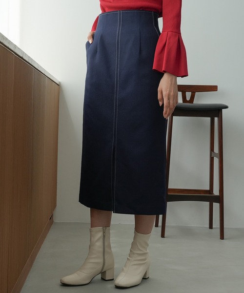 TRUDEA(トルディア)の「バックジップタイトスカート(スカート・レディース・ブルー/ネイビー/ブラック・MEDIUM/LARGE/SMALL)」の20枚目の写真