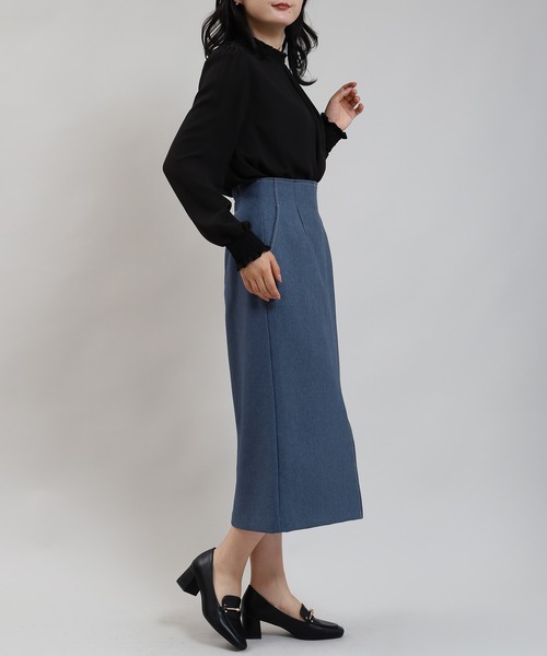 TRUDEA(トルディア)の「バックジップタイトスカート(スカート・レディース・ブルー/ネイビー/ブラック・MEDIUM/LARGE/SMALL)」の21枚目の写真