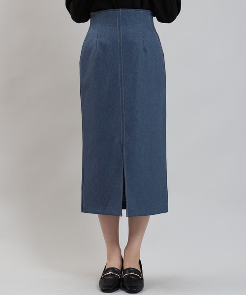TRUDEA(トルディア)の「バックジップタイトスカート(スカート・レディース・ブルー/ネイビー/ブラック・MEDIUM/LARGE/SMALL)」の10枚目の写真