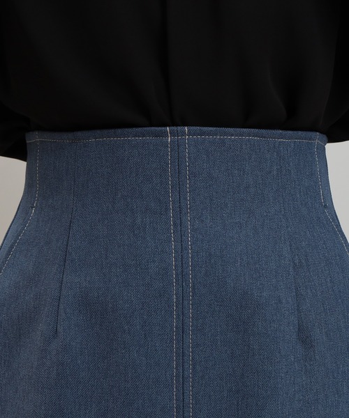 TRUDEA(トルディア)の「バックジップタイトスカート(スカート・レディース・ブルー/ネイビー/ブラック・MEDIUM/LARGE/SMALL)」の7枚目の写真
