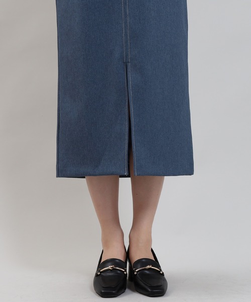 TRUDEA(トルディア)の「バックジップタイトスカート(スカート・レディース・ブルー/ネイビー/ブラック・MEDIUM/LARGE/SMALL)」の5枚目の写真