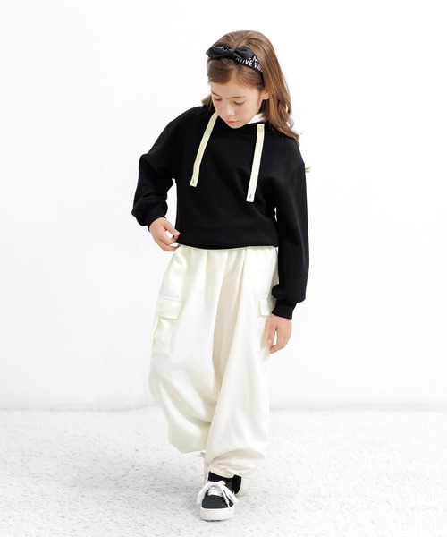 Bee des Bee（ビーデスビー）の「レイヤード風パーカー（パーカー・キッズ・ブラック/ホワイト/ライトグレー・110cm/120cm/130cm/140cm/150cm/100cm）」の13枚目の写真