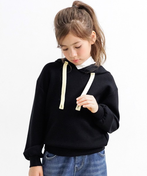 Bee des Bee（ビーデスビー）の「レイヤード風パーカー（パーカー・キッズ・ブラック/ホワイト/ライトグレー・110cm/120cm/130cm/140cm/150cm/100cm）」の15枚目の写真