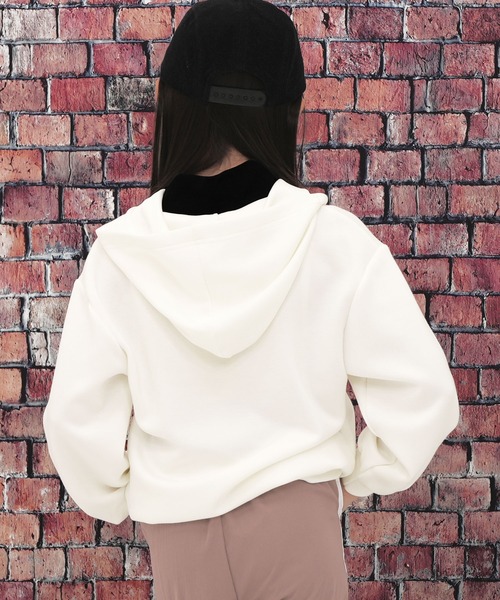 Bee des Bee（ビーデスビー）の「レイヤード風パーカー（パーカー・キッズ・ブラック/ホワイト/ライトグレー・110cm/120cm/130cm/140cm/150cm/100cm）」の18枚目の写真