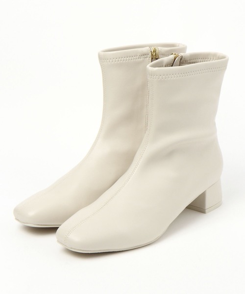 LEPSIM(レプシィム)の「ストレッチスクエアローヒールブーツ 969894(ブーツ・レディース・ブラウン/アイボリー/ブラック・LL/LARGE/MEDIUM)」の11枚目の写真