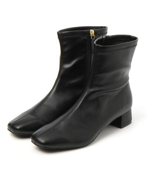 LEPSIM(レプシィム)の「ストレッチスクエアローヒールブーツ 969894(ブーツ・レディース・ブラウン/アイボリー/ブラック・LL/LARGE/MEDIUM)」の12枚目の写真